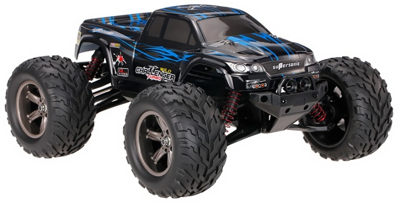 RC auto X9115 Challenger monster inovovaná verzia, modrá + náhradná batéria