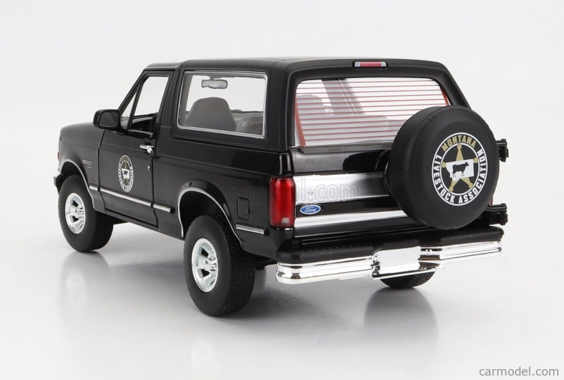 Greenlight Ford usa Bronco Montana Livestock Association 1992 - Yellowstone 1:18 Black