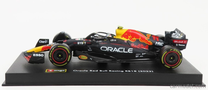 Bburago Red bull F1 Rb18 Team Oracle Red Bull Racing N 11 1:43, tmavomodrá