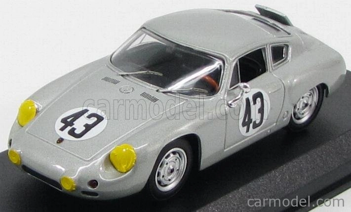Best-model Porsche 1600gs Abarth N 43 Sebring 1963 E.barth 1:43 Silver