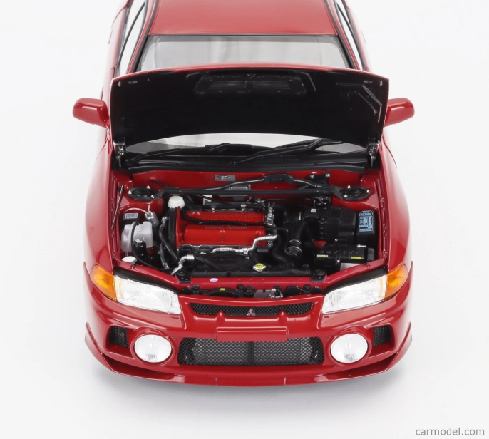 Motorhelix Mitsubishi Lancer Evo Iv s motorom a príslušenstvom 1999 1:18 červená