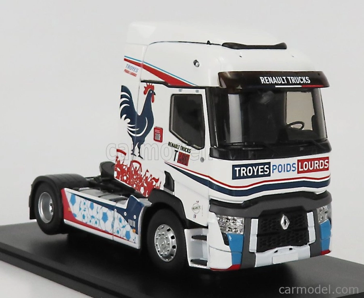 Eligor Renault T480 Tractor Truck 2-assi 2021 1:43 Bílá