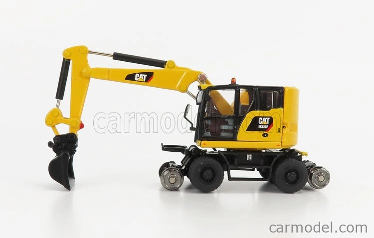 Dm-models Caterpillar Catm323f Kolový bagr na železnici 1:87, žlutá