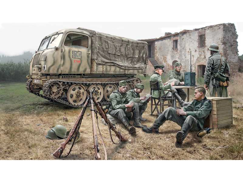 Italeri Steyr RSO/01 s nemeckými vojakmi (1:35)