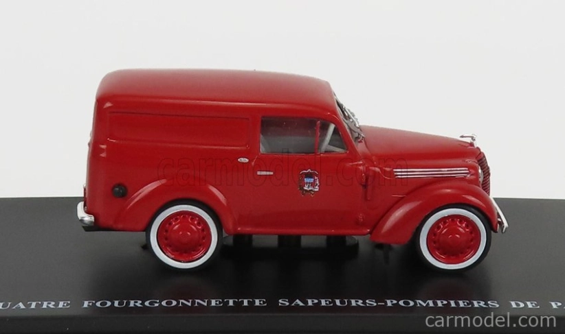 Edicola Renault Javaquatre Van Sapeurs Pompiers 1953 1:43 červená