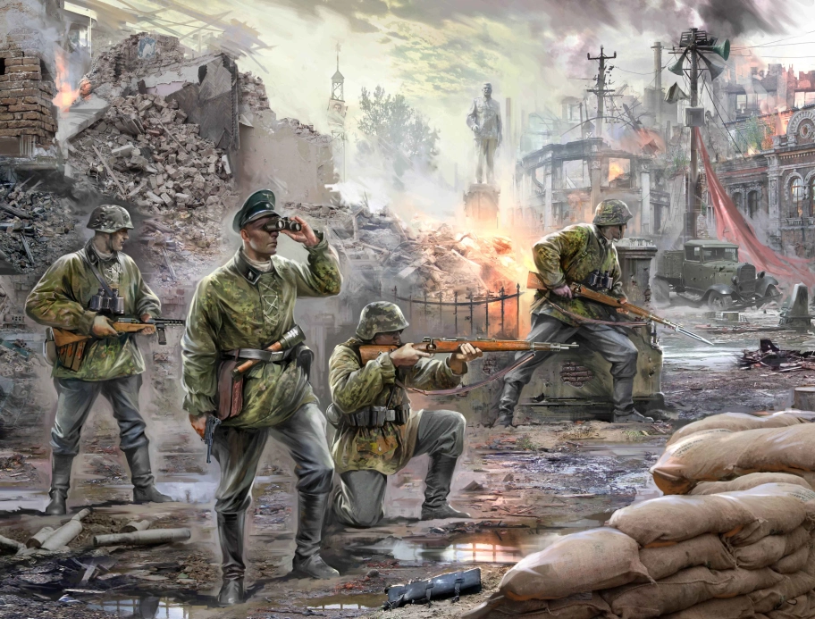 Zvezda figúrky German Elite Troops 1939-43 (1:72)