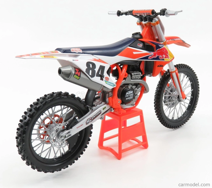 Maisto KTM 450 Sx Red Bull N 84 Jeffrey Herlings Supercross World Champion 2018 1:6 oranžovo-biela