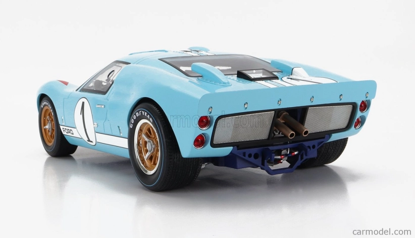 Cmr Ford usa Gt40 Mkii 7.0l V8 Team Shelby American Inc. N 1 1:12, světle modrá