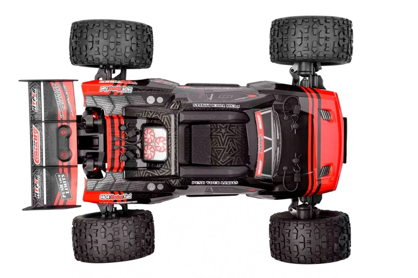 RC auto PUNISHER-4 Monster Truck 4WD 3-4S RTR, červená