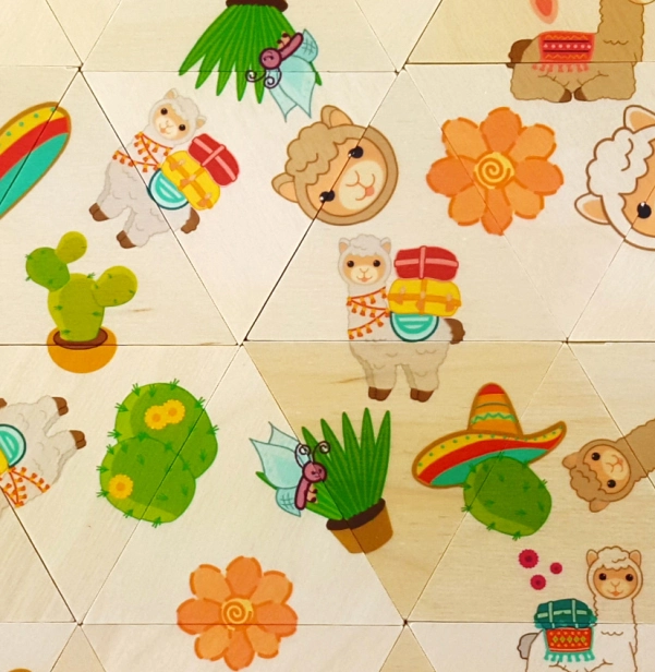 Hess Puzzle Mozaika Lama 24 dielikov