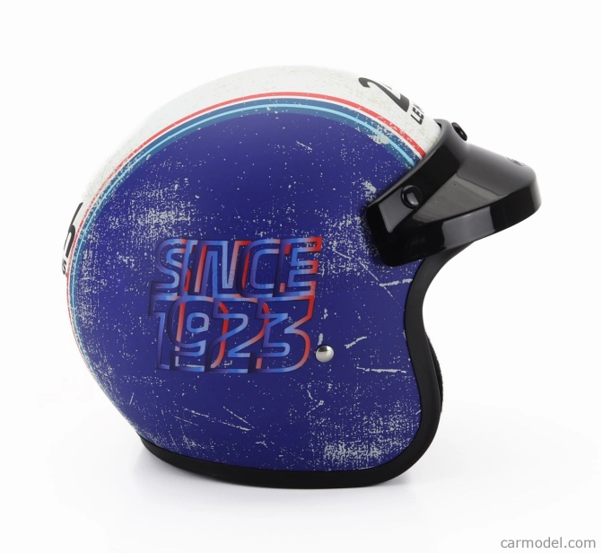 Mini helmet Bell helmet Casco Helmet 500-tx 24h Le Mans 1923 1:2 Modrá Bílá