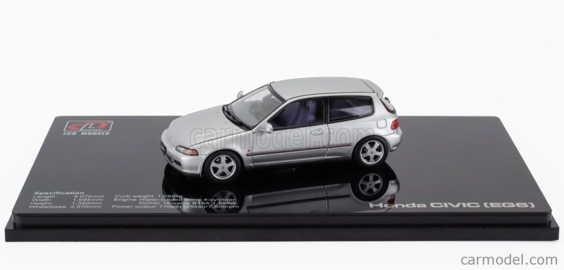 Lcd-model Honda Civic Sir Ii Eg6 Vtec 1993 1:43 Silver