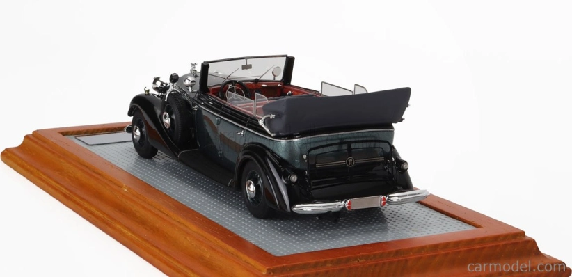 Ilario-model Horch 951a Pullman Original Car Cabriolet Open 1938 1:43 Černá Zelená Met