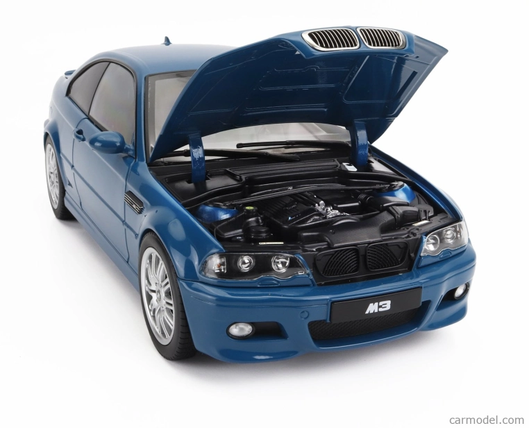 Norev BMW radu 3 M3 (e46) Coupe 2000 1:18 Modrá