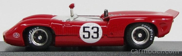 Najlepší model Lola T70 Spider N 53 Laguna Seca 1966 H.dibley 1:43 Red