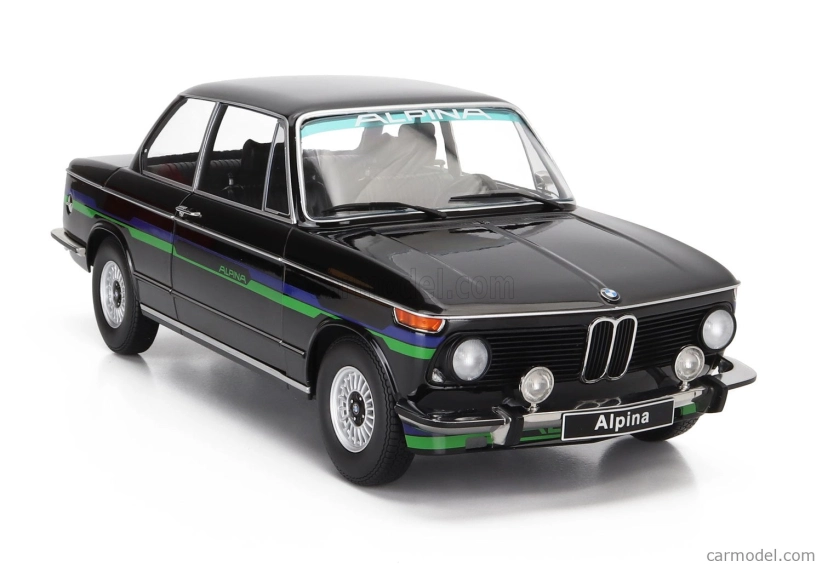 Kk-scale BMW 2002 Alpina 2-series 1974 1:12 čierna