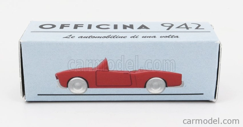 Officina-942 Fiat 1100/103 Tv Trasformabile Spider Open 1955 1:76 Červená
