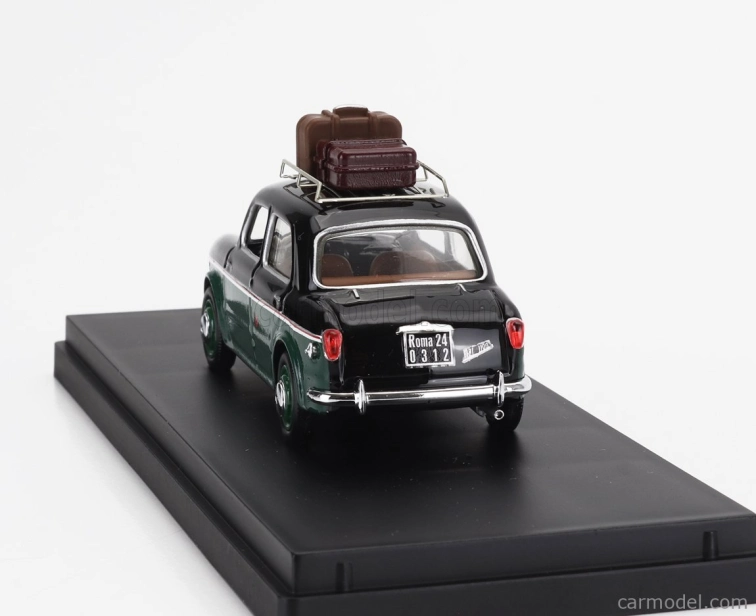 Rio-models Fiat 1100 Taxi Roma 1956 1:43 čierno-zelená