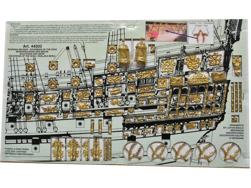 Mantua Model Sovereign of the Seas 1:78 kit