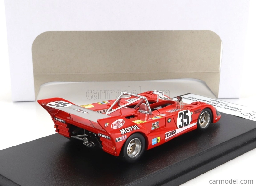Trofeu Lola T292 Team George Morand N 35 Winner Class 24h Le Mans 1976 Francois Trisconi - Georges Morand - Andre Chevalley 1:43 Red