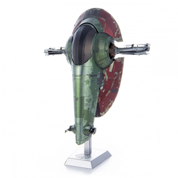 Ocelová stavebnice Star Wars Mandalorian Hvězdná stíhačka Boba Fetta