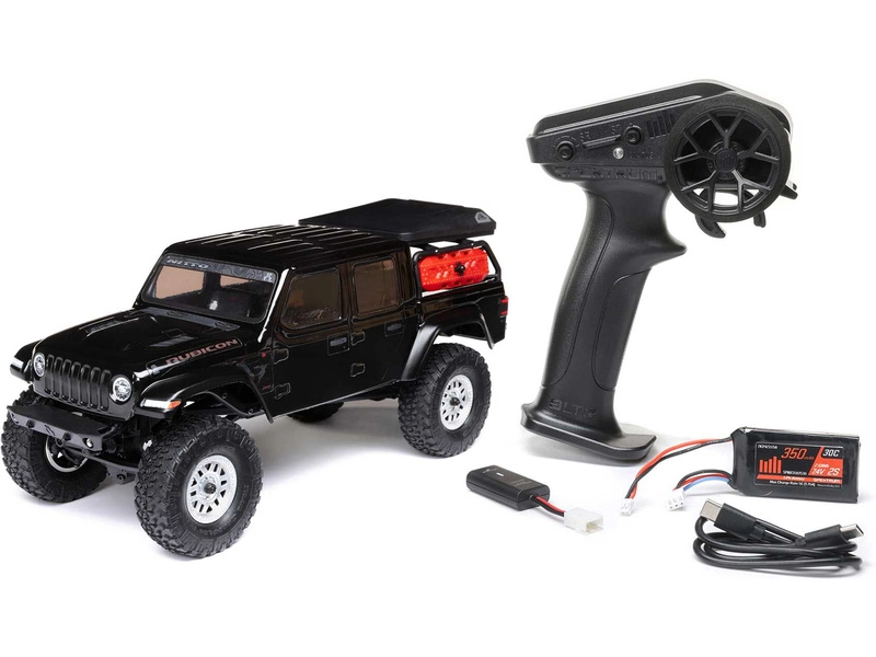 RC auto Axial SCX24 Jeep Gladiator 1:24 4WD RTR, černá