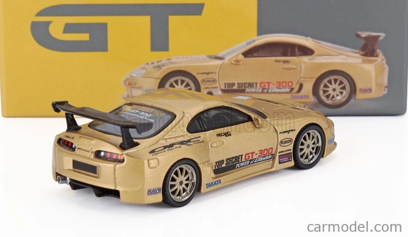 Mini-gt Toyota Supra Mkiv (a80) Gt300 Coupe Top Secret Rhd 2023 1:64 Gold