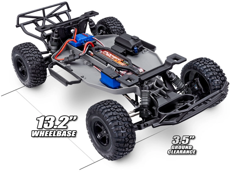 Traxxas Slash 1:10 HD RTR modrý