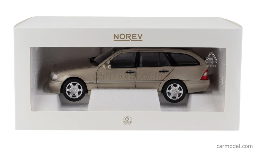 Norev Mercedes benz C-class C200 (s202) T-modell Sw Station Wagon 1997 1:18 Kouřová Stříbrná Met