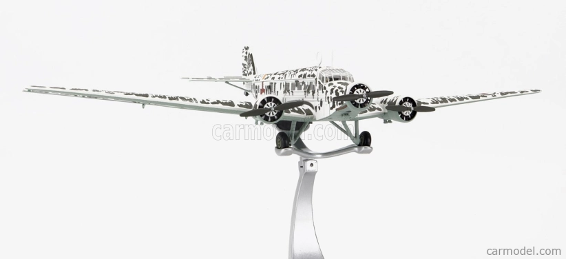 Corgi Junkers Ju52/3m G6e Military Medical Evacuation Airplane 1942 1:72 Bílá Černá