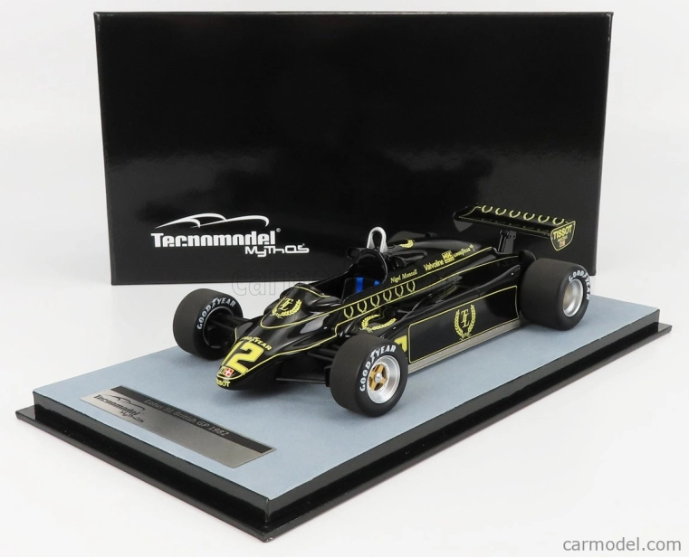Tecnomodel Lotus F1 91 N 12 British Gp 1982 N.mansell 1:18 Black