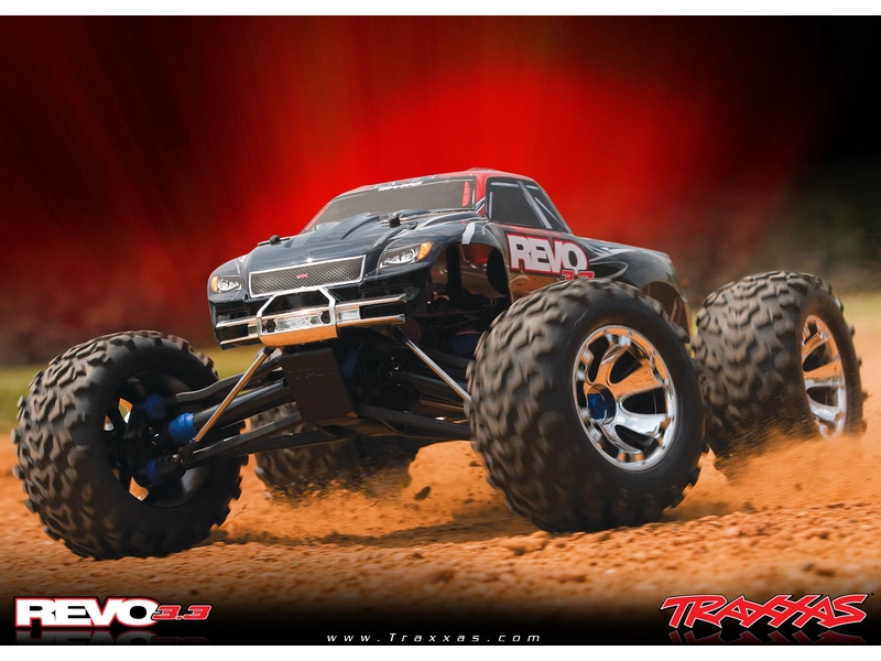 RC auto Traxxas Nitro Revo 1:8 s BlueTooth RTR, modré