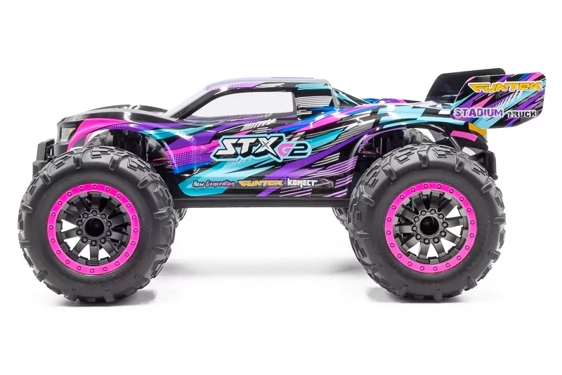 Funtek STX G2 Truggy 2,4 GHz RTR (4wd), fialová