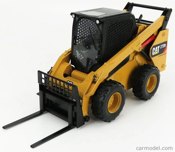 Dm-models Caterpillar Cat272d Ruspa Gommata - Skid Steer Loader 1:16 Žlutá Černá
