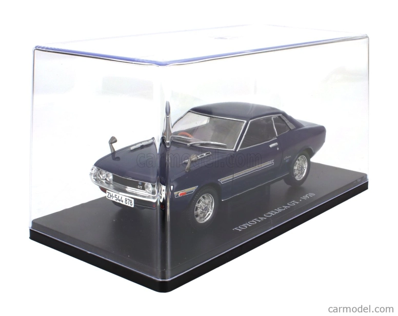 Edícia Toyota Celica Gt 1970 - Con Vetrina - S vitrínou 1:24 modrá