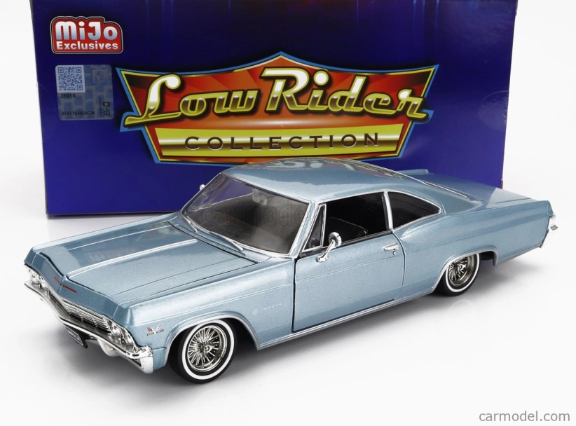 Welly Chevrolet Impala Ss 396 Coupe Low Rider 1965 1:24 Black