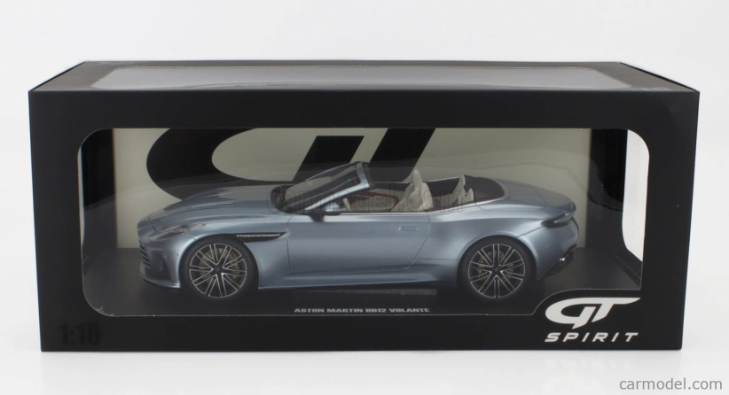 Gt-spirit Aston martin Db12 Volante 2023 1:18 Light Blue Met