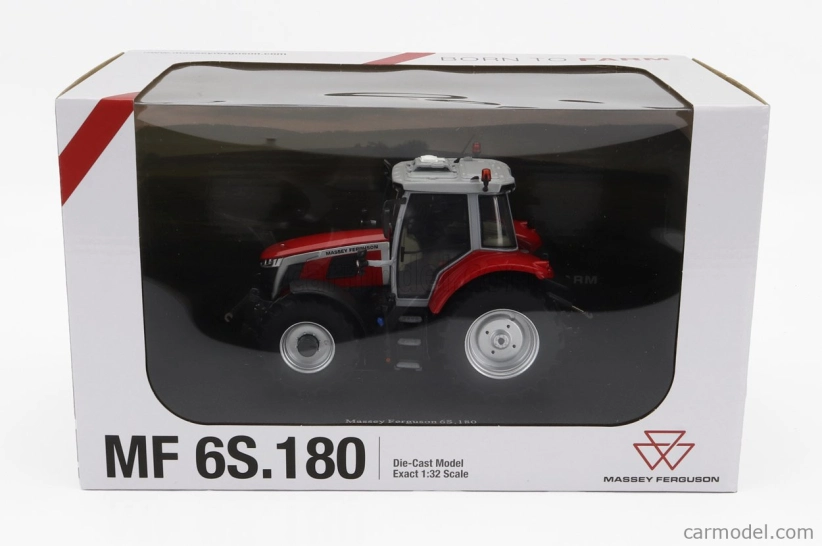 Universal hobbies Massey ferguson Mf6s.180 Tractor 2021 1:32 Červená sivá