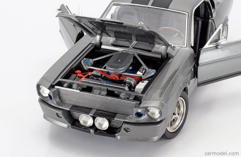 Greenlight Ford usa Mustang Shelby Gt500 1967 - Eleanor - Gone In Sixty Seconds 1:18 Grey Met Black