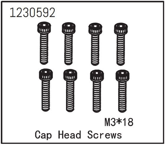 Cap Head Screw M3*18 (8)