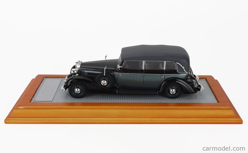 Ilario-model Horch 951a Pullman Original Car Cabriolet Closed 1938 1:43 Černá Zelená Met