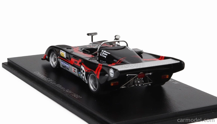 Spark-model Chevron B36 1750cc S4 Team Chevron Racing Car N 55 24h Le Mans 1982 Martin Birrane - John Sheldon - Neil Crang 1:43 Black Red