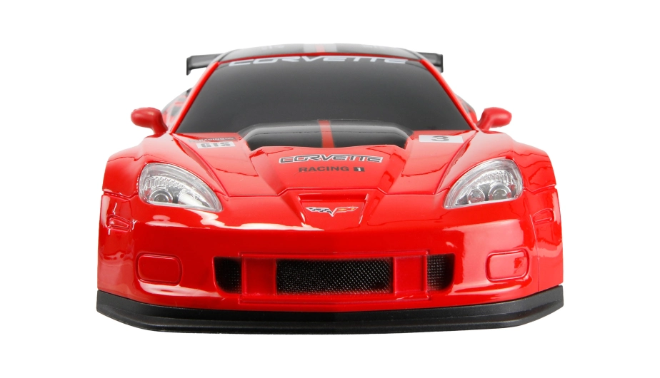 Corvette C6.R RC Drift Car 4WD LED 1:18 RTR licencovaná červená
