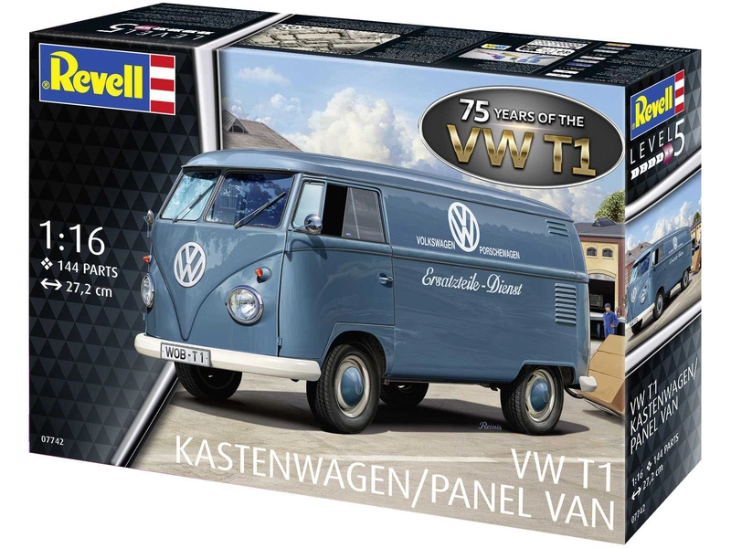Revell Volkswagen T1 Panel Van 75. výročie (1:16)