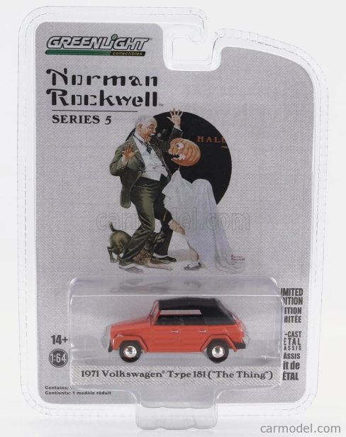 Greenlight Volkswagen Type 181 Thing 1971 1:64 oranžová čierna