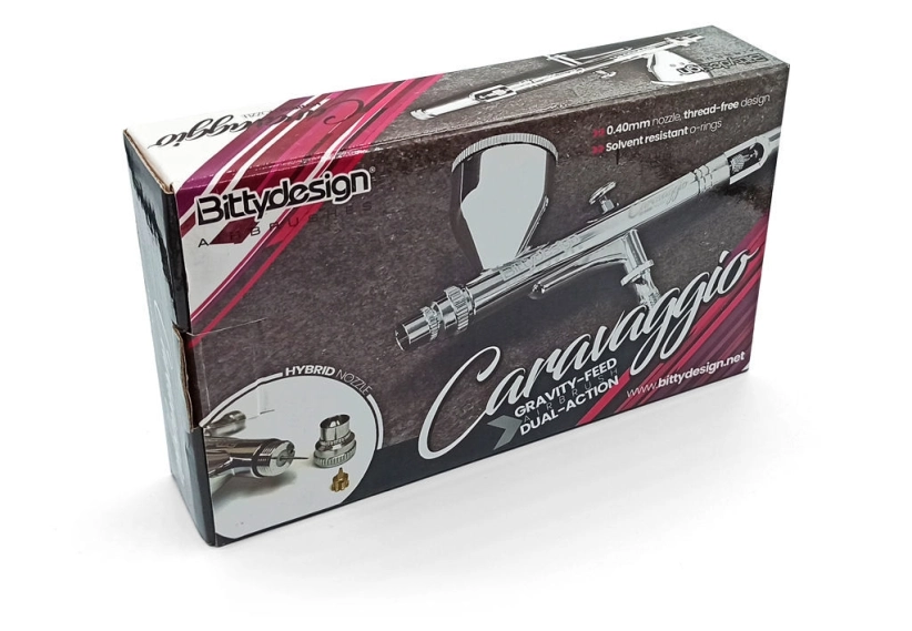 Bittydesign Caravaggio gravity-feed airbrush dual-action Airbrusch pistole
