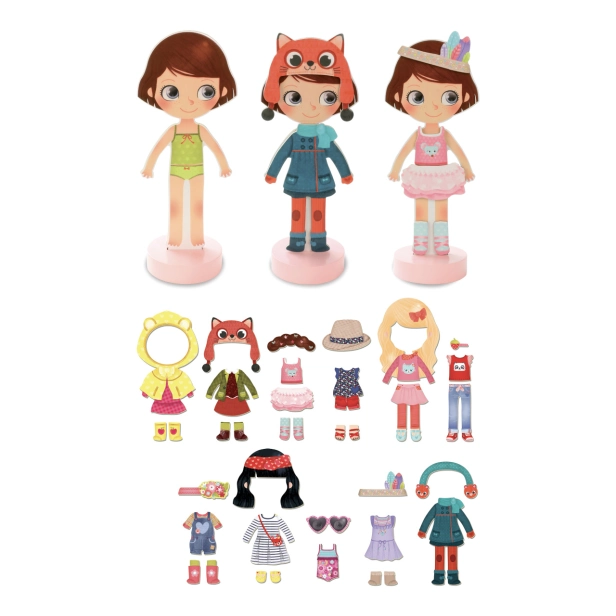 Vilac Magnetické obväzové puzzle Chloe - poškodený obal