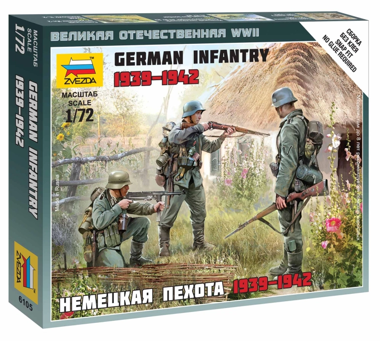 Zvezda německá pěchota z východní fronty 1941 (1:72)