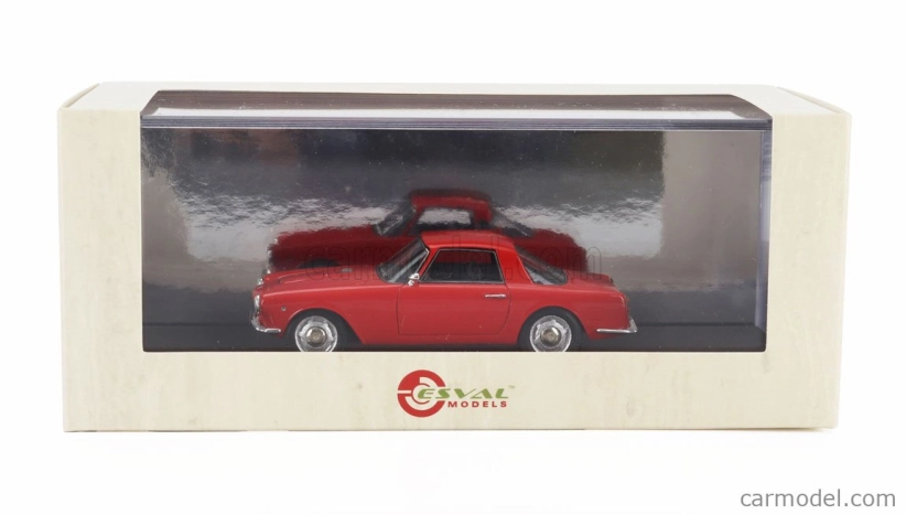 Esval model Fiat 1500 S Coupe By Fissore 1960 1:43 Red