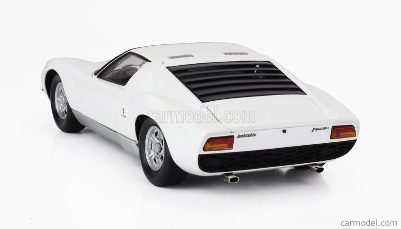 Kyosho Lamborghini Miura P400 1968 1:18 Bílé Stříbro